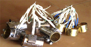 Mica band heaters for cylindrical heating applications nozzles barrels Hosur